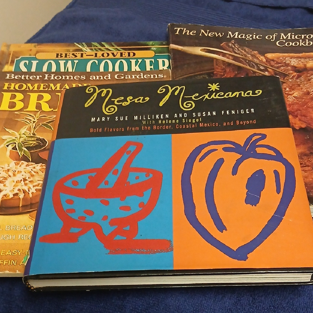 RECIPE BOOKS Set Of 4, See Description For Further Details